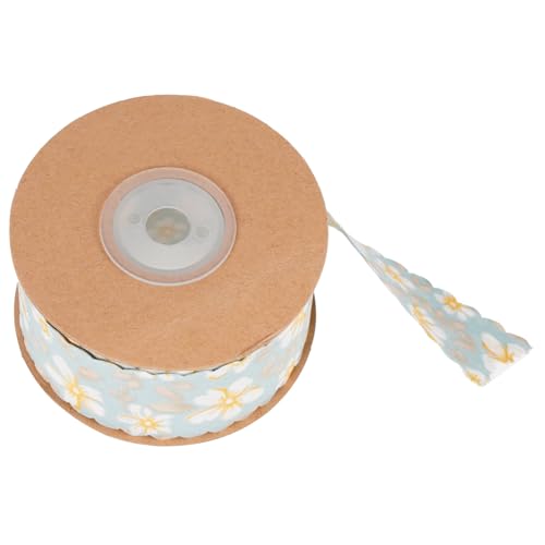 SOIMISS Wellenkante Geschenkband mit Blumenmuster Dicht Gewebt Reißfest für DIY Schleifen Basteln Geschenkverpackung und Festliche Dekoration von SOIMISS
