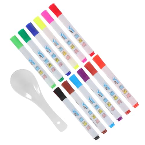 SOIMISS Whiteboard Marker Farben Abwischbar Schwimmende Großer Tintenbehälter Wasserbasierte Whiteboard Stifte für Schule Büro Klassenzimmer Löffel zum Mischen SOIMISS Whiteboard Marker Farben Abwischbar Schwimmende Großer Tintenbehälter Wasserbasierte Whiteboard Stifte für Schule Büro Klassenzimmer Löffel zum Mischen von SOIMISS