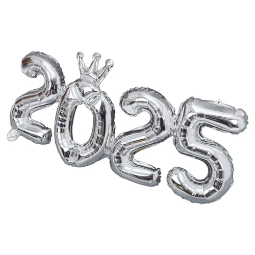 SOIMISS Zahlen Folienballons Silber Party Deko für Abschlussfeier und Silvester Langlebige Aluminiumfolie Vielseitig Einsetzbar für Wand Fenster und Türdekoration als Fotorequisite und SOIMISS Zahlen Folienballons Silber Party Deko für Abschlussfeier und Silvester Langlebige Aluminiumfolie Vielseitig Einsetzbar für Wand Fenster und Türdekoration als Fotorequisite und von SOIMISS