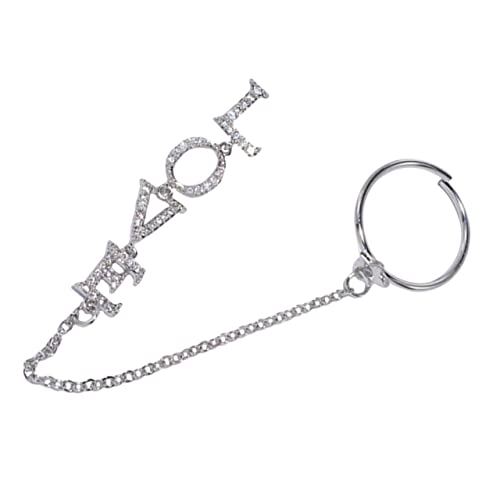 SOIMISS Zirkonia Love Kette Nagelschmuck Nagelkunst Accessoires für Maniküre Kreative und Nageldekoration für Feste und Partys Einfach Anwendbar SOIMISS Zirkonia Love Kette Nagelschmuck Nagelkunst Accessoires für Maniküre Kreative und Nageldekoration für Feste und Partys Einfach Anwendbar von SOIMISS