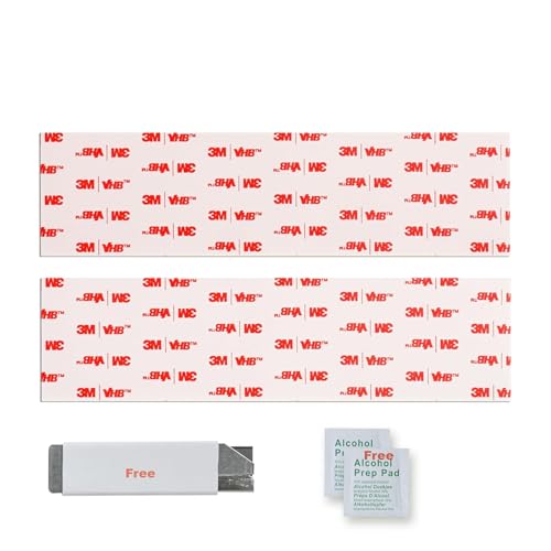 Doppelseitiges Klebeband, wasserdicht, multifunktional, Befestigung für Auto, Zuhause, Büro, Metall, Glas, Alu, Dekoration, VHB, hergestellt von 3M 4950 (2 Piece 50mm x 200mm 4950) von SOLNIT
