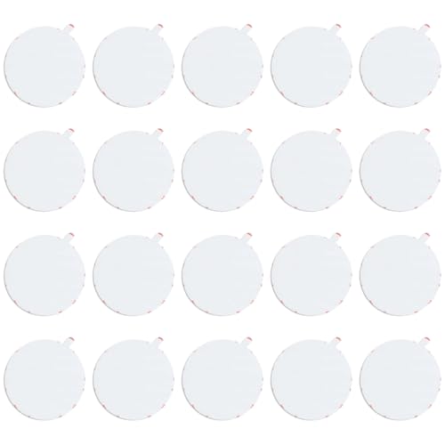 SOLNIT Doppelseitiges Klebeband, wasserdicht, multifunktional, Befestigung für Auto, Zuhause, Büro, Metall, Glas, Alu, Dekoration, hergestellt von 3 M 4950 (20 Stück 25mm diameter) von SOLNIT