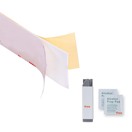 SOLNIT Doppelseitiges Klebeband, wasserdicht, multifunktional, Befestigung für Auto, Zuhause, Büro, Metall, Glas, Alu, Dekoration, hergestellt von 3 M 4950 (4 Piece 100mm x 50 mm) von SOLNIT