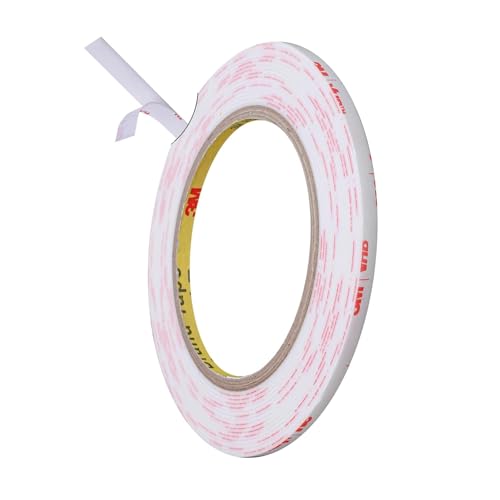 Doppelseitiges Klebeband, wasserdicht, multifunktional, Befestigung für Auto, Zuhause, Büro, Metall, Glas, Alu, Dekoration, VHB, hergestellt von 3M 4950 (4950_5mm x 5meter) von SOLNIT