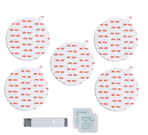 Doppelseitiges Klebeband, wasserdicht, multifunktional, Befestigung für Auto, Zuhause, Büro, Metall, Glas, Alu, Dekoration, VHB, hergestellt von 3M 4950 (5 Piece 80mm diameter) von SOLNIT