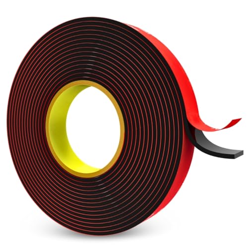 Doppelseitiges Klebeband, wasserdicht, multifunktional, zur Befestigung von Auto, Zuhause, Büro, Metall, Glas, Alu, Dekoration, hergestellt aus 3 M 5952 (12mm x 4,57 meter) von SOLNIT