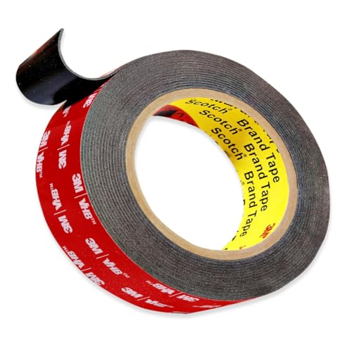 Doppelseitiges Klebeband, wasserdicht, multifunktional, zur Befestigung von Auto, Zuhause, Büro, Metall, Glas, Alu, Dekoration, hergestellt aus VHB 3M 5952 (25mm x 3meter) von SOLNIT