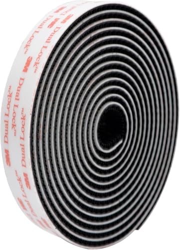 Dual Lock-Klebeband, dünn, extra starke Klebepads, Hochleistungsband, wasserdicht, entfernbar, wiederverschließbare Befestigungselemente, Montageband aus 3M SJ3550 (2 Meter) von SOLNIT