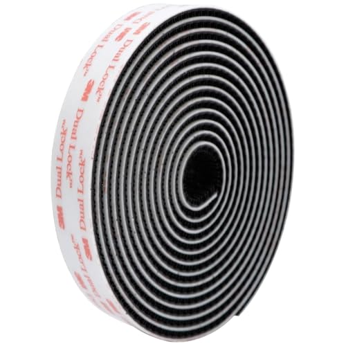 Dual Lock-Klebeband, dünn, extra starke Klebepads, Hochleistungsband, wasserdicht, entfernbar, wiederverschließbare Befestigungselemente, Montageband aus 3 M SJ3550 (2 Meter) von SOLNIT