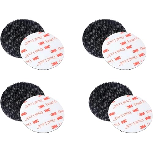 Dual Lock-Klebeband, dünn, extra starke Klebepads, Hochleistungsband, wasserdicht, entfernbar, wiederverschließbare Befestigungselemente, Montageband aus 3M SJ3550 (50-8pc 49 Diameter) von SOLNIT