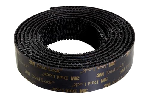 Dual Lock-Klebeband, dünn, extra starke Klebepads, Hochleistungsband, wasserdicht, entfernbar, wiederverschließbare Befestigungselemente, Montageband aus 3M SJ3550CF (SJ3550CF_25.4mm x 2meter) von SOLNIT