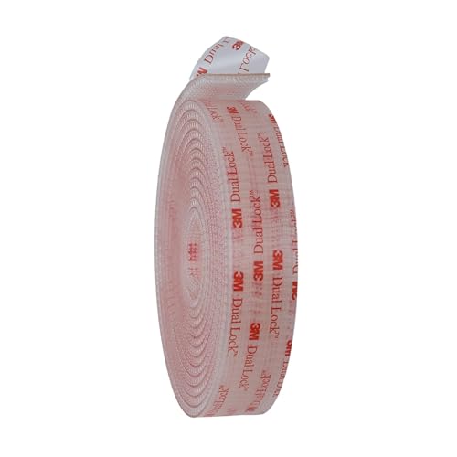 Dual Lock-Klebeband, dünn, extra starke Klebepads, Hochleistungsband, wasserdicht, entfernbar, wiederverschließbare Befestigungselemente, Montageband aus 3M SJ3560 (25,4 mm x 1 Meter) von SOLNIT