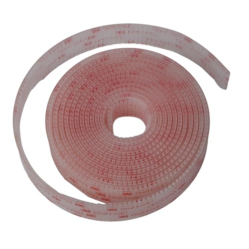 Dual Lock-Klebeband, dünn, extra starke Klebepads, Hochleistungsband, wasserdicht, entfernbar, wiederverschließbare Befestigungselemente, Montageband aus 3 M SJ3560 (25,4mm x 3 meter) von SOLNIT