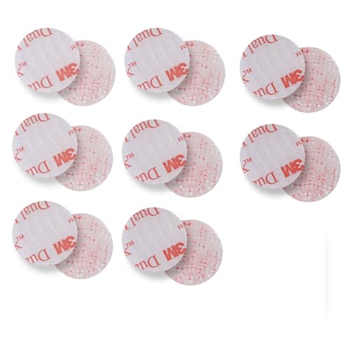 Dual Lock-Klebeband, dünn, extra starke Klebepads, Hochleistungsband, wasserdicht, entfernbar, wiederverschließbare Befestigungselemente, Montageband aus 3M SJ3560 (Diameter 20mm 16 Piece) von SOLNIT