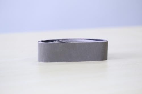 Hergestellt mit 3M Trizact Schleifband Gewebe Vliesband Rohrbandschleifer Schleifmaschinen Messerschleifer Messermacher 40 x 760 mm Grain Size A065 = P280 von SOLNIT