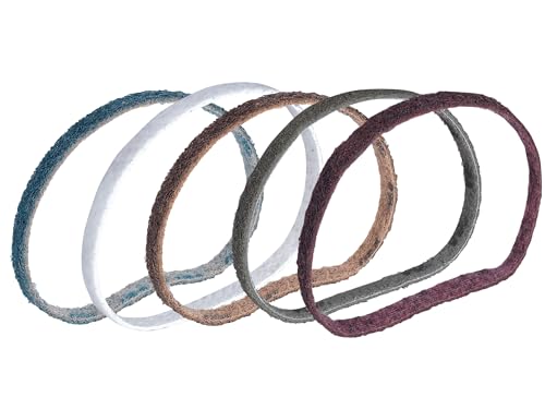 Hergestellt von Scotch Brite 3M SC-BS Schleifbänder Vliesband Rohrbandschleifer (Mix 5 40mm x 760mm) von SOLNIT