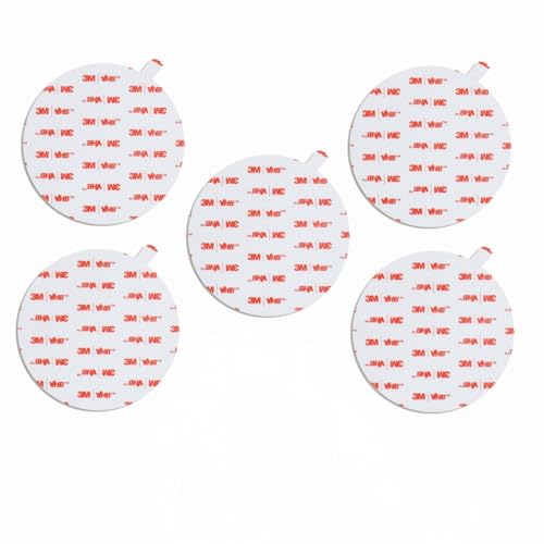 hergestellt von 3M 4950 5 Stück 80mm diameter Doppelseitiges Klebeband, wasserdicht, multifunktional, Befestigung für Auto, Zuhause, Büro, Metall, Glas, Alu, Dekoration, VHB von SOLNIT