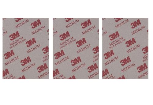 soft Pads aus 3M Schleifschwamm-Pad, Polieren, Nass-, Trockenschaum-Pads, waschbar, wiederverwendbar, Körnung: (Medium) von SOLNIT