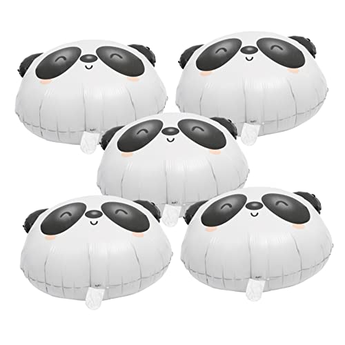 5Stücke Panda Folienballons Cartoon Tier Luftballons für Geburtstagsdeko Kindergeburtstag und Partys Bezaubernde Langlebige und Sichere Partydekoration von SOLUSTRE