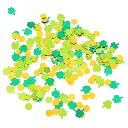 SOLUSTRE 1 100 Klee Pailletten Kleeblatt-Konfetti für den Tisch Hochzeit Gestalt Konfetti Kleeblätter luftbalondeko Ballon Dekoration Lustige Foto -Requisiten dekorative Pailletten Plastik SOLUSTRE 1 100 Klee Pailletten Kleeblatt-Konfetti für den Tisch Hochzeit Gestalt Konfetti Kleeblätter luftbalondeko Ballon Dekoration Lustige Foto -Requisiten dekorative Pailletten Plastik von SOLUSTRE
