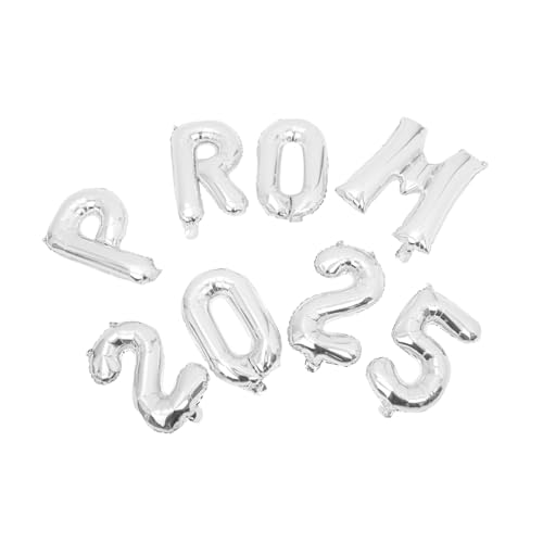 SOLUSTRE 1 Satz Abschluss Ballon 2025 Partydekorationen Feier Grad Ballon Nummer Ballon party dekoration silberne ballons Abschluss Folienballon Geburtstag Luftballons Aluminiumfolie Silver SOLUSTRE 1 Satz Abschluss Ballon 2025 Partydekorationen Feier Grad Ballon Nummer Ballon party dekoration silberne ballons Abschluss Folienballon Geburtstag Luftballons Aluminiumfolie Silver von SOLUSTRE