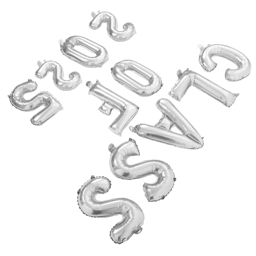 SOLUSTRE 1 Satz Abschluss Ballon Grad Partydekorationen Ballon-abschlussdekorationen Herzlichen Glückwunsch Grad Party Dekoration Vorschulabschluss Dekorationen Aluminiumfolie Silver SOLUSTRE 1 Satz Abschluss Ballon Grad Partydekorationen Ballon-abschlussdekorationen Herzlichen Glückwunsch Grad Party Dekoration Vorschulabschluss Dekorationen Aluminiumfolie Silver von SOLUSTRE