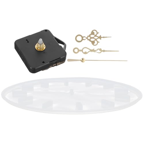 SOLUSTRE 1 Satz DIY Silikonform für Runde Wanduhr mit Uhrwerk Epoxidharz Gießform Einfach zu Reinigen Wiederverwendbar für Kreative Uhrendesigns und Reparaturen SOLUSTRE 1 Satz DIY Silikonform für Runde Wanduhr mit Uhrwerk Epoxidharz Gießform Einfach zu Reinigen Wiederverwendbar für Kreative Uhrendesigns und Reparaturen von SOLUSTRE