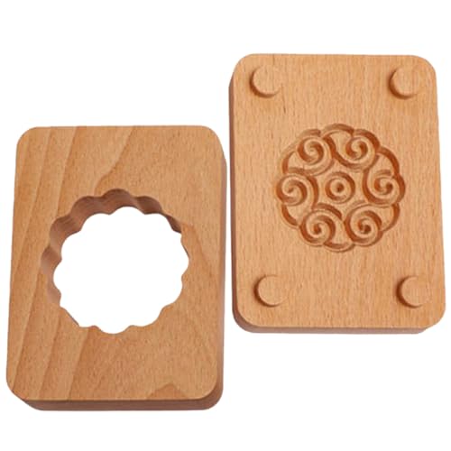 SOLUSTRE 1 Satz Doppelschicht-Schleifwerkzeug Handpressform Backen für Gebäck zur Herstellung von Formen Backform mit Handpresse Kuchenform Kuchen Werkzeuge Keksformen Buche SOLUSTRE 1 Satz Doppelschicht-Schleifwerkzeug Handpressform Backen für Gebäck zur Herstellung von Formen Backform mit Handpresse Kuchenform Kuchen Werkzeuge Keksformen Buche von SOLUSTRE