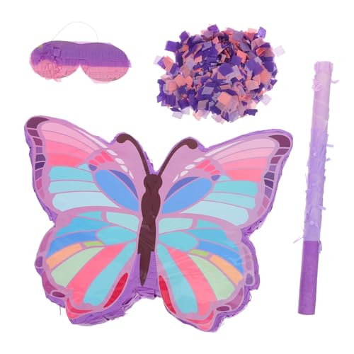 SOLUSTRE 1 Satz Pinata Mit Schmetterlingsmotiv Pinatas Geburtstag Piñata Schmetterlingspinata Mädchen Piñata Papier SOLUSTRE 1 Satz Pinata Mit Schmetterlingsmotiv Pinatas Geburtstag Piñata Schmetterlingspinata Mädchen Piñata Papier von SOLUSTRE