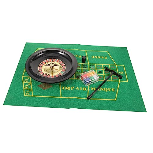 SOLUSTRE 1 Satz Roulette -Spielset Rad Poker für Spinnen mit Kartenspiele Tabletop-Spiele Partygeschirr Spiel Spinner Parteitätigkeit Rostfreier Stahl SOLUSTRE 1 Satz Roulette -Spielset Rad Poker für Spinnen mit Kartenspiele Tabletop-Spiele Partygeschirr Spiel Spinner Parteitätigkeit Rostfreier Stahl von SOLUSTRE