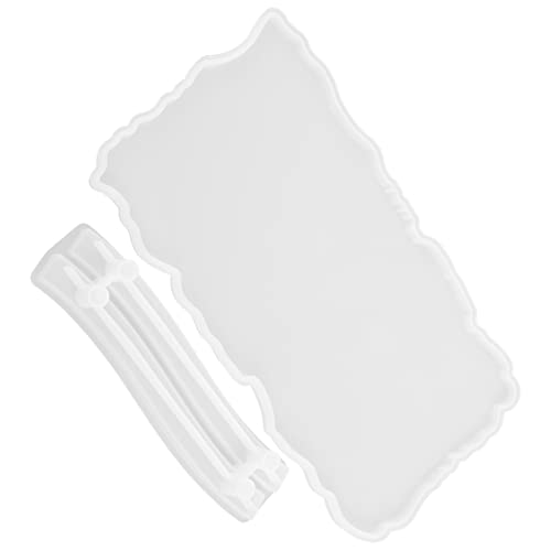 SOLUSTRE 1 Satz Silikonform für Obsttablett Diy Tray Gießform mit Griff Vielseitige Silikonform für Epoxidharz Kreative Untersetzer und Dekorationen für Bastelprojekte und SOLUSTRE 1 Satz Silikonform für Obsttablett Diy Tray Gießform mit Griff Vielseitige Silikonform für Epoxidharz Kreative Untersetzer und Dekorationen für Bastelprojekte und von SOLUSTRE