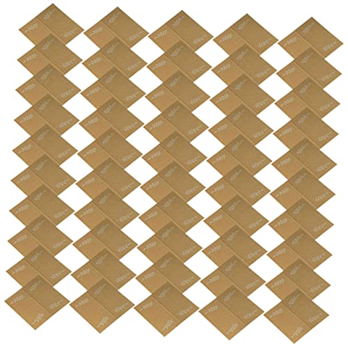 SOLUSTRE 1 Satz Sitzkarten Aus Kraftpapier Ort Namenskarten Für Die Tischdekoration Leer Tischkarten Für Die Tischdekoration Tischnummern Hochzeit Klein Einstellung Gruß Kraftkarte 50 Stück von SOLUSTRE