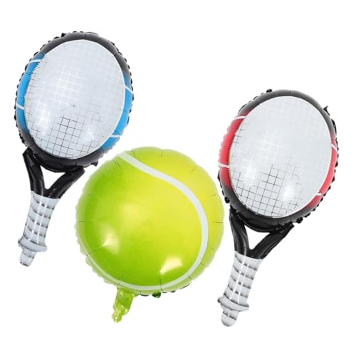 SOLUSTRE 1 Satz Tennisschlägerballon Golfballons Folien-Tennisballon Luftballons mit Golfbällen Party-Ballonanzug Aufblasbares Ballondekor Party-Ballon-Anhänger Partyballon Aluminiumfolie SOLUSTRE 1 Satz Tennisschlägerballon Golfballons Folien-Tennisballon Luftballons mit Golfbällen Party-Ballonanzug Aufblasbares Ballondekor Party-Ballon-Anhänger Partyballon Aluminiumfolie von SOLUSTRE