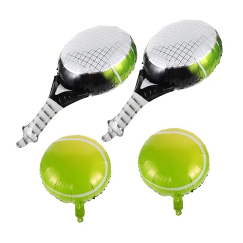 SOLUSTRE 1 Set Tennis Ballon Dekorationen Tennis Partyzubehör Link Sport Folienballons Tennisschläger Ballon Sport Party Ballonfarben Tennis Party LED Grüne Aluminiumfolie SOLUSTRE 1 Set Tennis Ballon Dekorationen Tennis Partyzubehör Link Sport Folienballons Tennisschläger Ballon Sport Party Ballonfarben Tennis Party LED Grüne Aluminiumfolie von SOLUSTRE