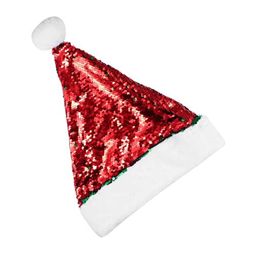 SOLUSTRE 1 Stück Pailletten-Weihnachtsmütze leuchtender weihnachtshut weihnachtsschmuck hut weihnachtsmütze weihnachtsmützen Glänzender Paillettenhut Plüsch Weihnachtsmütze SOLUSTRE 1 Stück Pailletten-Weihnachtsmütze leuchtender weihnachtshut weihnachtsschmuck hut weihnachtsmütze weihnachtsmützen Glänzender Paillettenhut Plüsch Weihnachtsmütze von SOLUSTRE