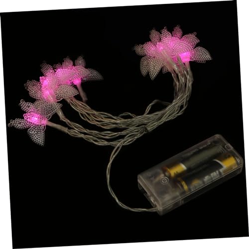 SOLUSTRE 1 Stück Saite Schmetterlings-lichterketten Dekorativ Led Drinnen Bunt Hochzeitsdeko Lampe Zimmerlicht Aggreko Rosa von SOLUSTRE