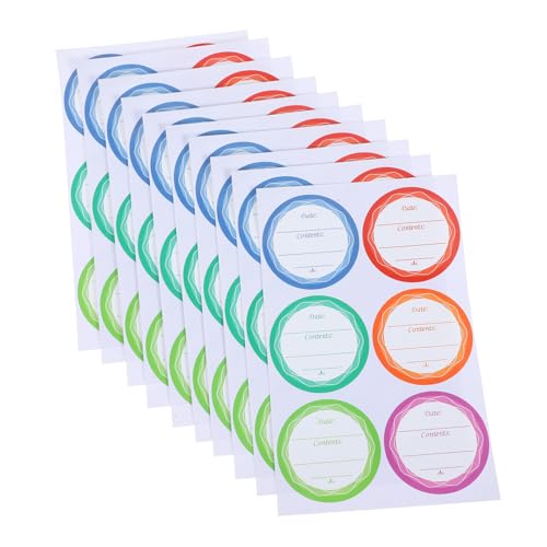 SOLUSTRE 10 Blatt Wasser- und ölbeständige Aufkleber Glassiegelaufkleber Etikett für Ölsprüher Etikettenaufkleber wasserfest wasserfester Aufkleber Wasserflaschenetikett PVC selbstklebend SOLUSTRE 10 Blatt Wasser- und ölbeständige Aufkleber Glassiegelaufkleber Etikett für Ölsprüher Etikettenaufkleber wasserfest wasserfester Aufkleber Wasserflaschenetikett PVC selbstklebend von SOLUSTRE