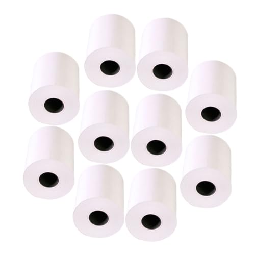 SOLUSTRE 10 Rollen Effizientes Wärmeleidpapier Für Kreditkartenmaschinen Wärmepapier Wärmepapier Quittungsrolle Wärmeetiketten Quittungspapier von SOLUSTRE