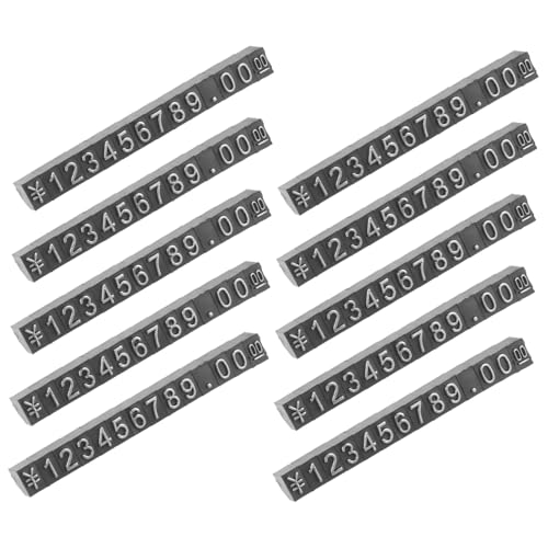 SOLUSTRE 10 Sätze Metall Preisanzeige Würfel Stabile Preisblöcke mit Klaren Zahlen Abgerundete Kanten Leicht zu Reinigen für Schmuck Accessoire läden Individuell Anpassbar SOLUSTRE 10 Sätze Metall Preisanzeige Würfel Stabile Preisblöcke mit Klaren Zahlen Abgerundete Kanten Leicht zu Reinigen für Schmuck Accessoire läden Individuell Anpassbar von SOLUSTRE