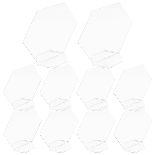 SOLUSTRE 10 Sätze Transparente Hexagon Tischnummern Karten Blanko Hochzeit Sitzkarten für Diy Tischdekoration Wiederverwendbare Platzkarten für Partys und Veranstaltungen SOLUSTRE 10 Sätze Transparente Hexagon Tischnummern Karten Blanko Hochzeit Sitzkarten für Diy Tischdekoration Wiederverwendbare Platzkarten für Partys und Veranstaltungen von SOLUSTRE