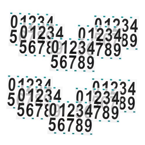 SOLUSTRE 10 Sets Garagennummernschild Briefkastennummernaufkleber Pvc Digitale Nummer Kleine Selbstklebende Nummernetiketten Nummernaufkleber Nummernaufkleber Für Briefkästen DIY SOLUSTRE 10 Sets Garagennummernschild Briefkastennummernaufkleber Pvc Digitale Nummer Kleine Selbstklebende Nummernetiketten Nummernaufkleber Nummernaufkleber Für Briefkästen DIY von SOLUSTRE