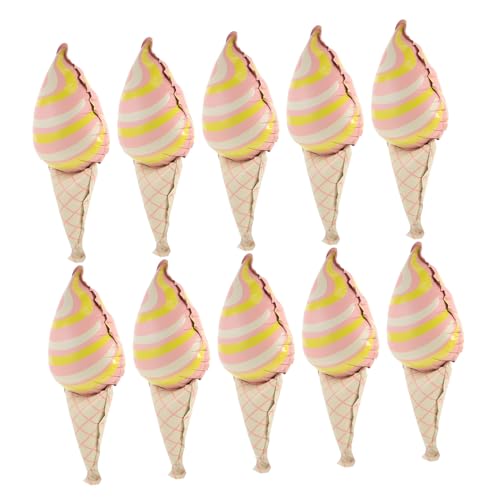 SOLUSTRE 10 Stück Eiscreme Ballontüten Form Thematische Folie Eiscreme Babyparty Pastell Gastgeschenke Zahlen Cartoon Bezaubernd Weiß Kinderparty Süß Für Ballondekorationen SOLUSTRE 10 Stück Eiscreme Ballontüten Form Thematische Folie Eiscreme Babyparty Pastell Gastgeschenke Zahlen Cartoon Bezaubernd Weiß Kinderparty Süß Für Ballondekorationen von SOLUSTRE
