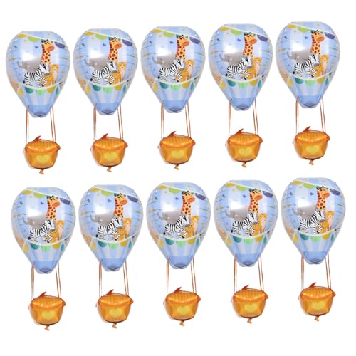 SOLUSTRE 10 Stück Heißluftballon Luftballons für Geburtstagsfeiern Hochzeitsballons Geburtstagsballons glücklich Babyparty-Filmballons Babyballons für die Babyparty Aluminiumfolie SOLUSTRE 10 Stück Heißluftballon Luftballons für Geburtstagsfeiern Hochzeitsballons Geburtstagsballons glücklich Babyparty-Filmballons Babyballons für die Babyparty Aluminiumfolie von SOLUSTRE