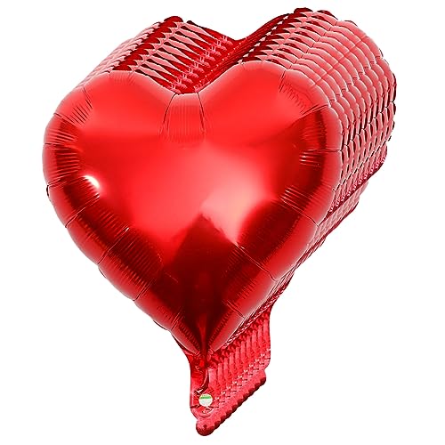 SOLUSTRE 10 Stück Herzform Folienballons Dekorative Ballons für Partys Hochzeiten und Valentinstag Luftballons Rot für Festliche Anlässe SOLUSTRE 10 Stück Herzform Folienballons Dekorative Ballons für Partys Hochzeiten und Valentinstag Luftballons Rot für Festliche Anlässe von SOLUSTRE