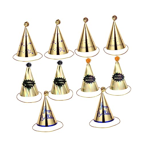 SOLUSTRE 10stücke Teiliges Fuzzy Hüte Für Kindergeburtstag Lustige Partyhüte Für Babyshower Und Kostümpartys Bequem Und Einfach Zu von SOLUSTRE