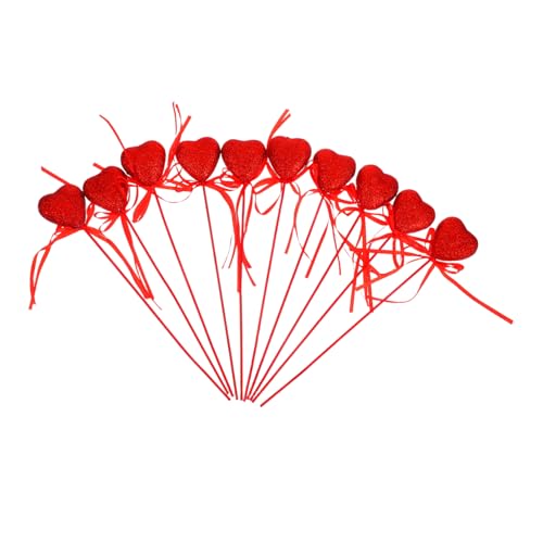 SOLUSTRE 10 Stück Liebesstecklinge Valentinstags DIY Herzdekoration Glitzer Party Valentinstagsdekorationen Herzornamente Form Dekorative Pick Herzdekorationen SOLUSTRE 10 Stück Liebesstecklinge Valentinstags DIY Herzdekoration Glitzer Party Valentinstagsdekorationen Herzornamente Form Dekorative Pick Herzdekorationen von SOLUSTRE