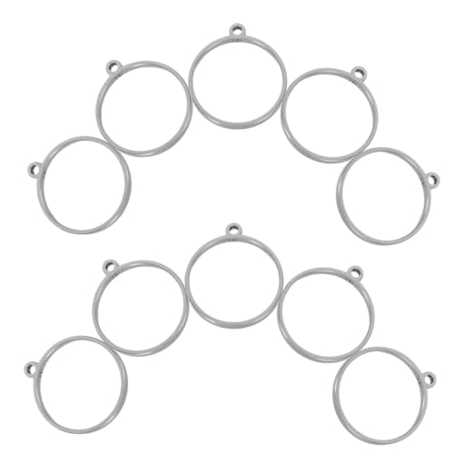 SOLUSTRE 10 Stück Offene Bezel Anhänger für Resin Diy Runde Hohleinlage für Schmuckherstellung Vielseitige für Ohrringe und Armbänder SOLUSTRE 10 Stück Offene Bezel Anhänger für Resin Diy Runde Hohleinlage für Schmuckherstellung Vielseitige für Ohrringe und Armbänder von SOLUSTRE