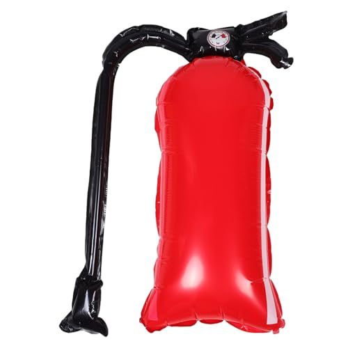 SOLUSTRE 10 Stück Teiliges Feuerwehr Folienballon aus Aluminiumfolie für Kindergeburtstag und Feuerwehrparty Realistische Feuerlöscher Deko Vielseitig Einsetzbar für Notfall und von SOLUSTRE