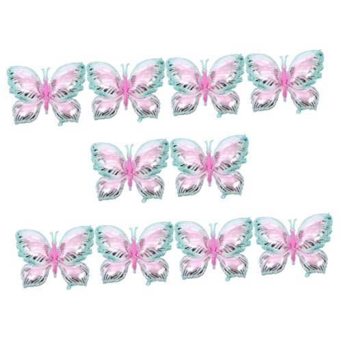 SOLUSTRE 10 Stück Teiliges Schmetterling Folienballon Bunte Aufblasbare Partydeko Eleganter Geburtstags Hintergrund Farbenfrohe Luftballons für Fotorequisiten und Festliche Anlässe SOLUSTRE 10 Stück Teiliges Schmetterling Folienballon Bunte Aufblasbare Partydeko Eleganter Geburtstags Hintergrund Farbenfrohe Luftballons für Fotorequisiten und Festliche Anlässe von SOLUSTRE