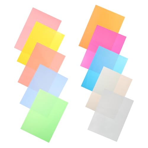 SOLUSTRE 10 Stück Teiliges Schrumpffolien für DIY Kreativarbeiten Buntes Heat Shrink Material Robust und Transparent für Selbstgemachte Schlüsselanhänger und Bastelzubehör SOLUSTRE 10 Stück Teiliges Schrumpffolien für DIY Kreativarbeiten Buntes Heat Shrink Material Robust und Transparent für Selbstgemachte Schlüsselanhänger und Bastelzubehör von SOLUSTRE